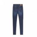 Sylvia Hr Spr Skny AG1253 Denim Dark 01  TOMMY JEANS