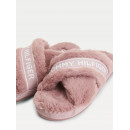 Tommy Furry Home Slipper Desert Mauve  TOMMY HILFIGER