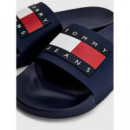 Tommy Jeans Pool Slide Ess Twilight Navy  TOMMY HILFIGER