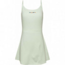 Tjw Color Serif Flare Dress Minty  TOMMY JEANS