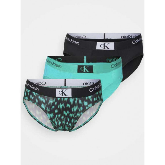 Hip Brief 3PK Blk, Frsh Ppmt, Tgr Strp_f  CALVIN KLEIN