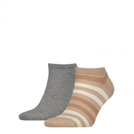 Th Men Duo Stripe Sneaker 2P Beige  TOMMY HILFIGER