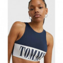 High Neck Crop Top  (ext Sizes) Twilight  TOMMY HILFIGER