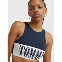 High Neck Crop Top  (ext Sizes) Twilight  TOMMY HILFIGER