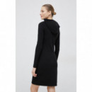Logo Box Tight Hoodie Dress Ck Black  CALVIN KLEIN