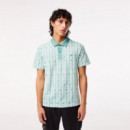 Chemise Col Bord-cotes Manches Courtes F  LACOSTE
