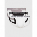 3P Jockstrap Dtm Black/white/sublunar  TOMMY HILFIGER