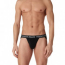 3P Jockstrap Dtm Black/white/sublunar  TOMMY HILFIGER