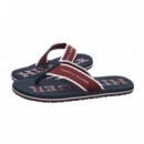 Chanclas Tommy Azul  TOMMY HILFIGER