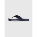 Chanclas TOMMY HILFIGER - Th Elevated Flip Flop Space Blue