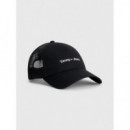 Tjm Sport Trucker Cap Black  TOMMY HILFIGER