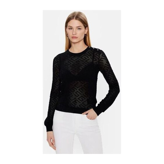 Paula All Over G Logo Top Black  GUESS