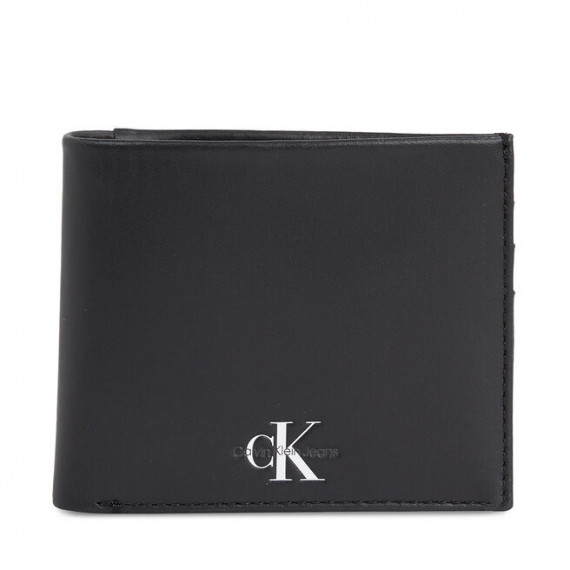 Monogram Soft Bifold W/coin Black  CALVIN KLEIN