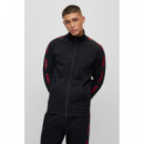 Sporty Logo Jacketzp 10251705 01 Black  HUGO