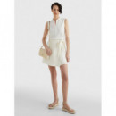 Slim Collar Detail Polo Ns Shitake  TOMMY HILFIGER