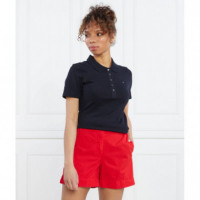 1985 Slim Pique Polo Ss Desert Sky  TOMMY HILFIGER