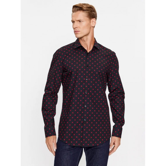 Camisa HUGO Kenno Estampada Open Pink