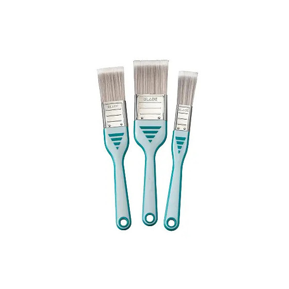 Brocha Plana Harris Blade Set 3 Unidades Mango Plastico Pelo Sintetico