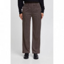 Pantalones ICHI Kate Structure Port Royale