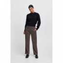 Pantalones ICHI Kate Structure Port Royale