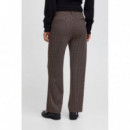 Pantalones ICHI Kate Structure Port Royale