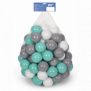 Pack 100 Bolas 7 Cm. Diámetro Verde/gris/blanca  INNOVACIONES MS