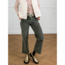 HAPPY BRAND Pantalones Pantalón Happy Paris Devon Kaki de Pana