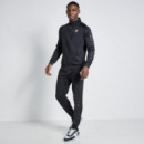 Chaqueta 11º Embossed Print Track Negro