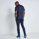 Pantalón 11º Embossed Print Track Negro