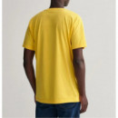 Camiseta Gant retro amarillo