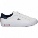Coco Tricolor Deportivo Blanco  LACOSTE