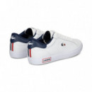 Coco Tricolor Deportivo Blanco  LACOSTE