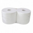 Celulosa Industrial 2 Capas Blanca G.c. 1000/300 Paquete 2 Rollos