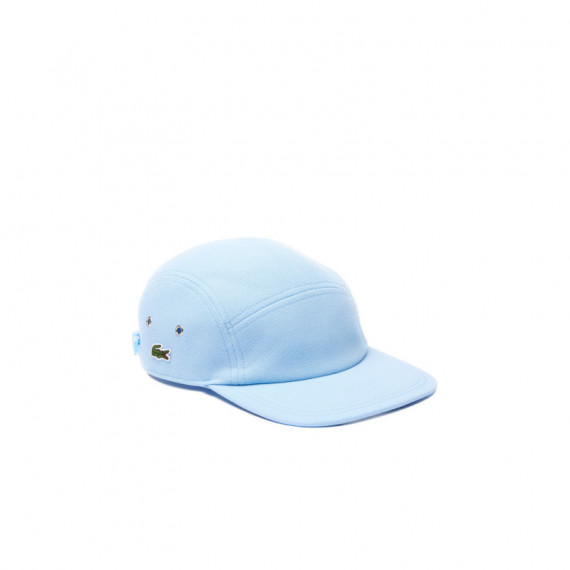 Gorros y Gorras Gorra Unisex Girolle LACOSTE en Piqué de Algodón Ecológico Azul