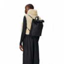 Mochila RAINS Rolltop Rucksack Mini Negro