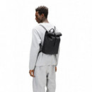 Mochila RAINS Rolltop Rucksack Mini Negro
