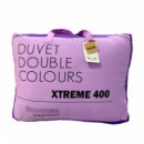 Edredón Nórdico BICOLOR Xtreme 400gr MALVA/ROSA