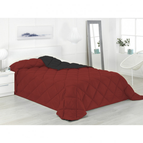 Edredón Nórdico BICOLOR Xtreme 400gr ROJO/NEGRO