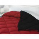 Edredón Nórdico BICOLOR Xtreme 400gr ROJO/NEGRO