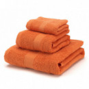 Juego de Toallas 100% Algodón Peinado 450 gr/m2 - CHOCOLATE