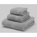 Juego de Toallas 100% Algodón Peinado 450 gr/m2 - GRIS