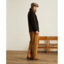 Chaquetas Mujer Americana YERSE Cuello Solapa Chocolate