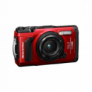 Cámara Acuática OLYMPUS Tough TG-7 Rojo