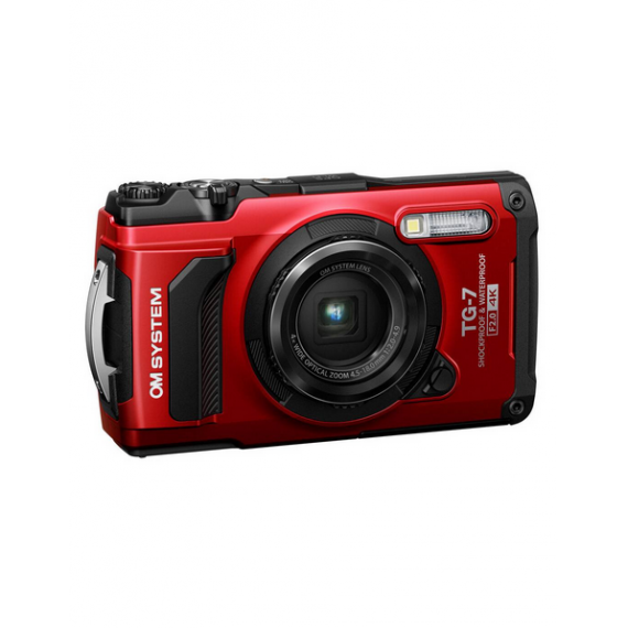 Cámara Acuática OLYMPUS Tough TG-7 Rojo