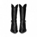 Media Bota Cowboy Negro  ASH