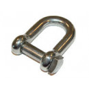 Grillete inoxidable recto cabeza cuadrada