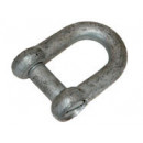 Grillete Galvanizado Recto Cabeza Tirafondo D