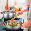 Batería Cocina Set 8 Piezas Vitro Inducción Acero  GRIDINUX