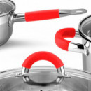 Batería Cocina Set 8 Piezas Vitro Inducción Acero  GRIDINUX