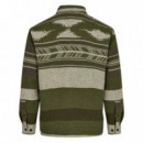 Chaquetas Hombre Chaqueta ANERKJENDT Otto Jacquard Olivine